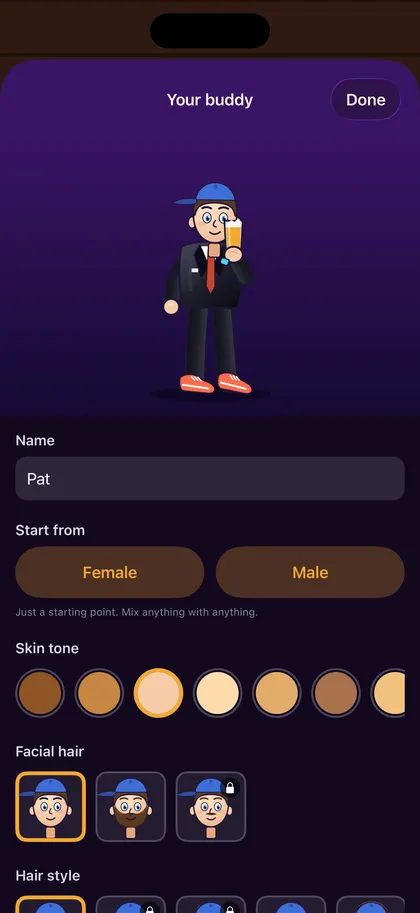 Building your buddy in Drunkle Pat